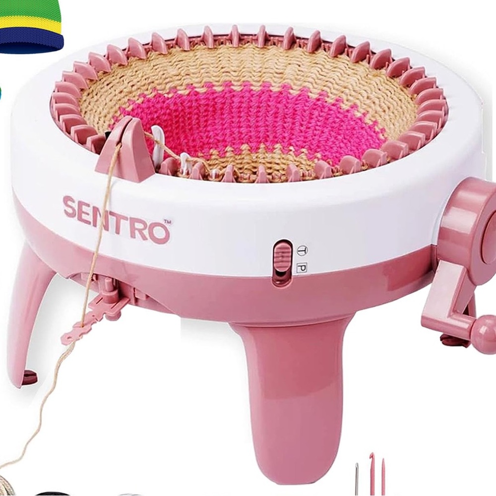 SENTRO Knitting Machine 40 Needles, Smart Weaving Loom Round Knitting Machines